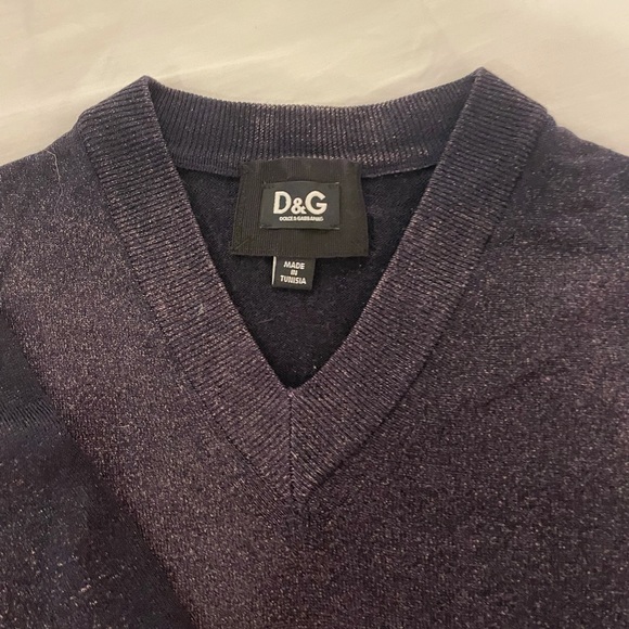 D&G Other - Dolce Gabbana D&G V neck sweater. Size small.